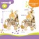 Soft suspension "Bunny in pajamas", with a tear, on a crib, stroller, crumb I