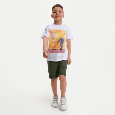 Shorts for the boy KAFTAN, size 36 (134-140 cm), khaki color-5