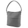 Bag women, genuine leather, gray 27x12x47 cm