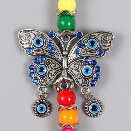 Suspension from the evil eye "Butterfly" 22.5 cm mix-1