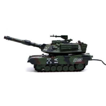 Tank on the remote control "Schursmovik", works from batteries, shoots bullets, mix-2