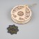 Christmas tree toy "Christmas tree", from batteries, glow warm white
