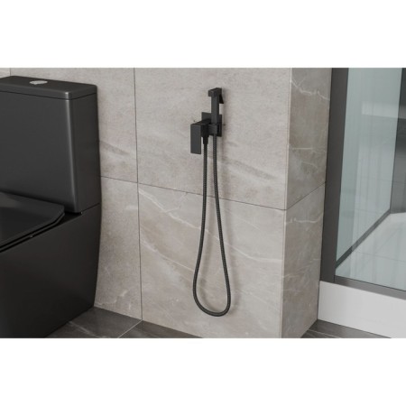 Bida mixer Rush Thira TR3635-99Black, with a hygienic shower, built-in, black-1