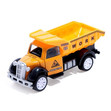 Metal “construction” truck, inertia, mix-5
