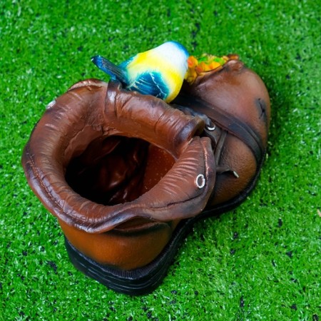 Figure Kashpo "shoe with a nest" 27x15x13 cm-3