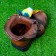 Figure Kashpo "shoe with a nest" 27x15x13 cm