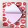 Magnet with a block "kisses" 10.5x10.5 cm