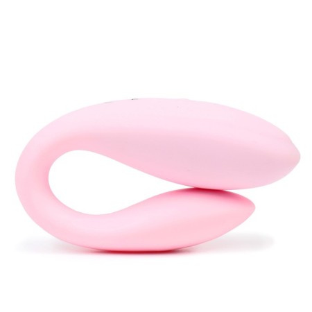 Vibrator for steam oats, flexible, silicone, remote control, pink-4