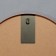 Wall mirror in a round case made of metal, d = 50, copper