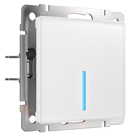Sensor switch W4510601, single-clavy, with a Wi-Fi function, white