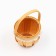Wicker basket, sequoia, d13khn11/22.5 cm, natural with a edging