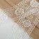 Lace on a grid, 50 mm × 11 ± 1 m, ivory color