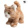 Soft toy "Red striped kitten", 27 cm