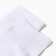 Women's socks shortened, white color, size 23-25