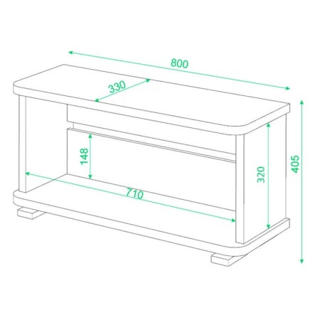 Rabberry, 800 × 330 × 410 mm, chamuni color-1