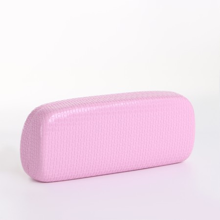 Case for glasses on the cracker, length 15 cm, pink color-1