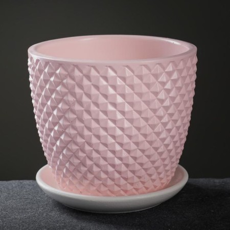 Flower Pot "Fine" pink bud No. 2, 1.3l