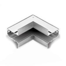 The corner internal connector for the built -in tire pipeline Elektrostandard, Slim Magnetic, 72x72x17 mm, white color