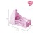 Coted for dolls with bed linen and canopy, collection "Diamond Princess" pink