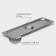 A stainless steel cover to gastrotics 2/4, 53 × 16.2 cm, thickness 0.8 mm