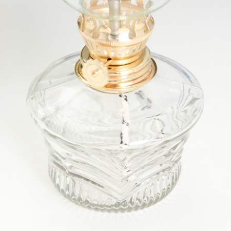 Kerosene lamp decorative transparent 9x9x18 cm risalux-4