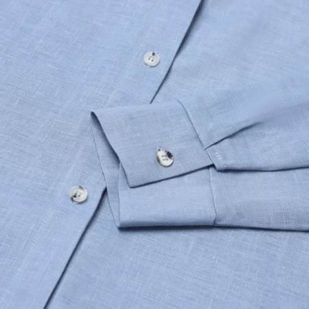 Women's blouse Minaku: Casual Collection Blue color, size 44-7