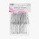 Hook for curtains, 70 × 25 mm, 10 pcs, silver color
