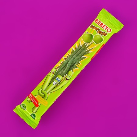 Chewing marmalade Bebeto Sour Sticks, with an apple taste, 30 g-1
