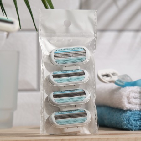 Replaceable shaving cassettes, 4 pcs, compatible with Venus