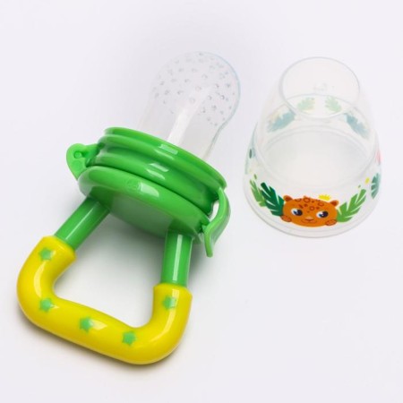 Nibbler for feeding with silicone mesh “Trend. Leopard"-3