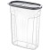 Container for bulk products EMHOUSE, food, with a dispenser cover, 2400 ml