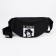 Lightning waist bag, black color