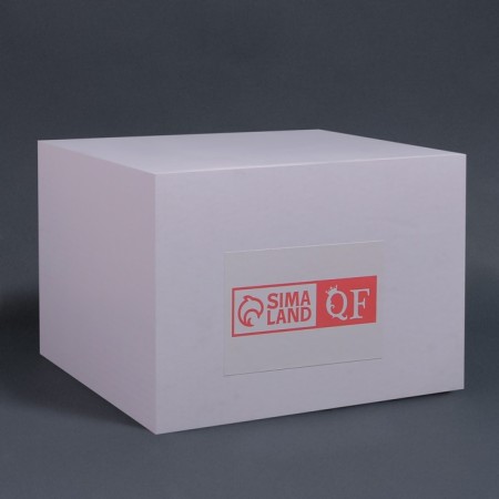 Organizer for storage "Mountains", with a lid, glass, with a mirror -bottom, 1 section, 15 × 15 × 8.5 cm, the color is transparent/copper-12