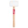 Kiyanka rubber bison 20511-900_z02, white rubber, wooden handle, 900 g