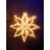 Figure Supported Frosty Frosty "Snowflake", 74x74x2, 300 LED, 220V, glow warm white