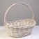 Wicker basket, 45 x 35 x 17/13/40 cm, willow