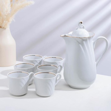 Set of drinking porcelain "linen", 8 items-1
