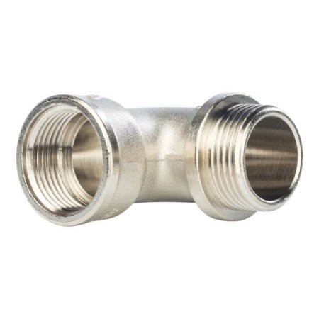 STOUT SFT-0016-000001, 1 ", external/internal thread, with emphasis, nickel. Brass