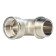 STOUT SFT-0016-000001, 1 ", external/internal thread, with emphasis, nickel. Brass