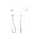 The Lemark Minima LM3860C shower system, single -leaf, tropical shower, watering can, without excess, chrome 90686