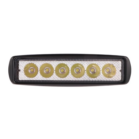 Farah LED SkyWay Off Road, Rectangular, 12 V/24 V, 18 W, 6000 K, 6 diodes, 152x40mm-6