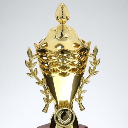 Cup 184a, award figure, gold, plastic stand, 29 × 14 × 9.5 cm.-5