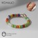 Ring Plastic "Beads" path, color, dimensionless