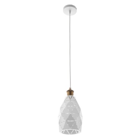 Suspension Bayerlux "perforation" E27 white 15x15x25-125cm