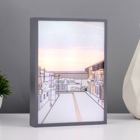 Nightlight "Sunset" LED 3W white 3.5x15.5x21.5 cm Risalux-1