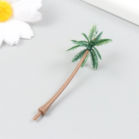 Artificial plant for creativity plastic "Palma" 7 cm-2