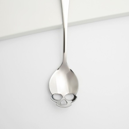 Spoon, souvenir for Halloween “I will buy the soul”, stainless steel.-2