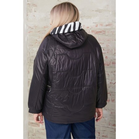 Women's jacket, size 54, black color-5