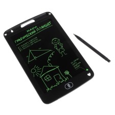 Graphic tablet for drawing and notes LCD Maxvi MGT-01, 8.5 ”, angle 160 °, CR2016, black