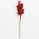 Decorative berries on a stick, red, 4.5 × 4.5 × 20 cm